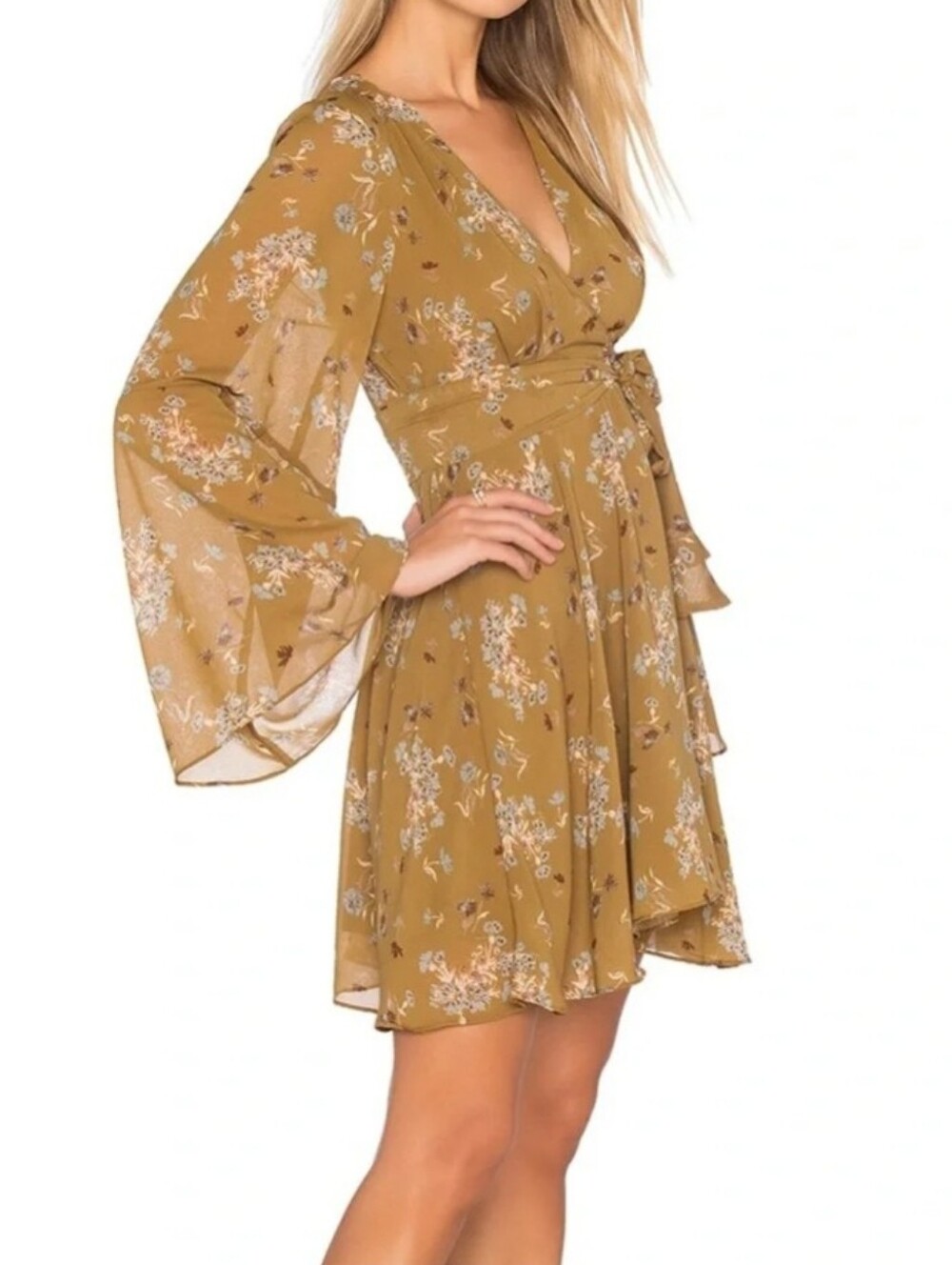 Free People Lilou Floral Mini Dress